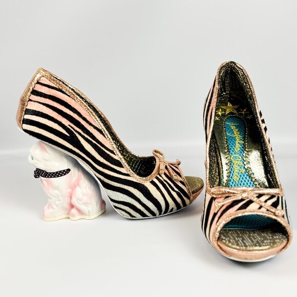 Irregular Choice Paw Print Cat Character Heels – Size 39 / UK 6 – Rare Collector - Picture 7 of 7